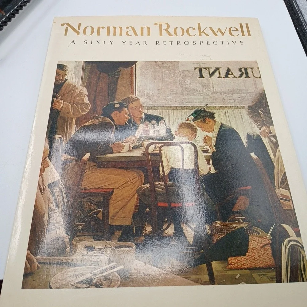 Norman Rockwell A Sixty Year Retrospective Book and Prints HC & PB NOS lot 2